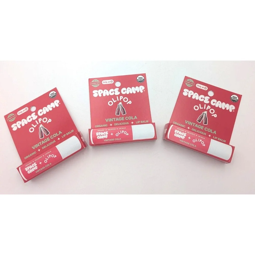 3 - Space Camp Olipop Vintage cola Organic Lip Balm